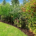 thumbnail image 5 of Decorative Garden Fence 32 in (H) x 10 ft (L) Outdoor Rustproof Metal Dog Pet Fence Animal Barrier, Garden Fencing Panel Border for Yard Patio Flower Bed, 5 of 7