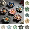 thumbnail image 2 of Selrti Cherry Blossom Sauce Dish, Ceramic Sushi Soy Dipping Bowl, Small Decorative Seasoning Dish, Appetizer Serving Plates for Kitchen Home, 2 of 7