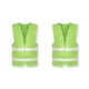 thumbnail image 1 of Chaleco de Seguridad, Pack de 2 Chalecos de Alta Visibilidad, Chalecos Reflectantes para Coche de Alta Visibilidad, Chaleco de Advertencia de Neón, Lavable, Talla Universal para Unisex, 1 of 5