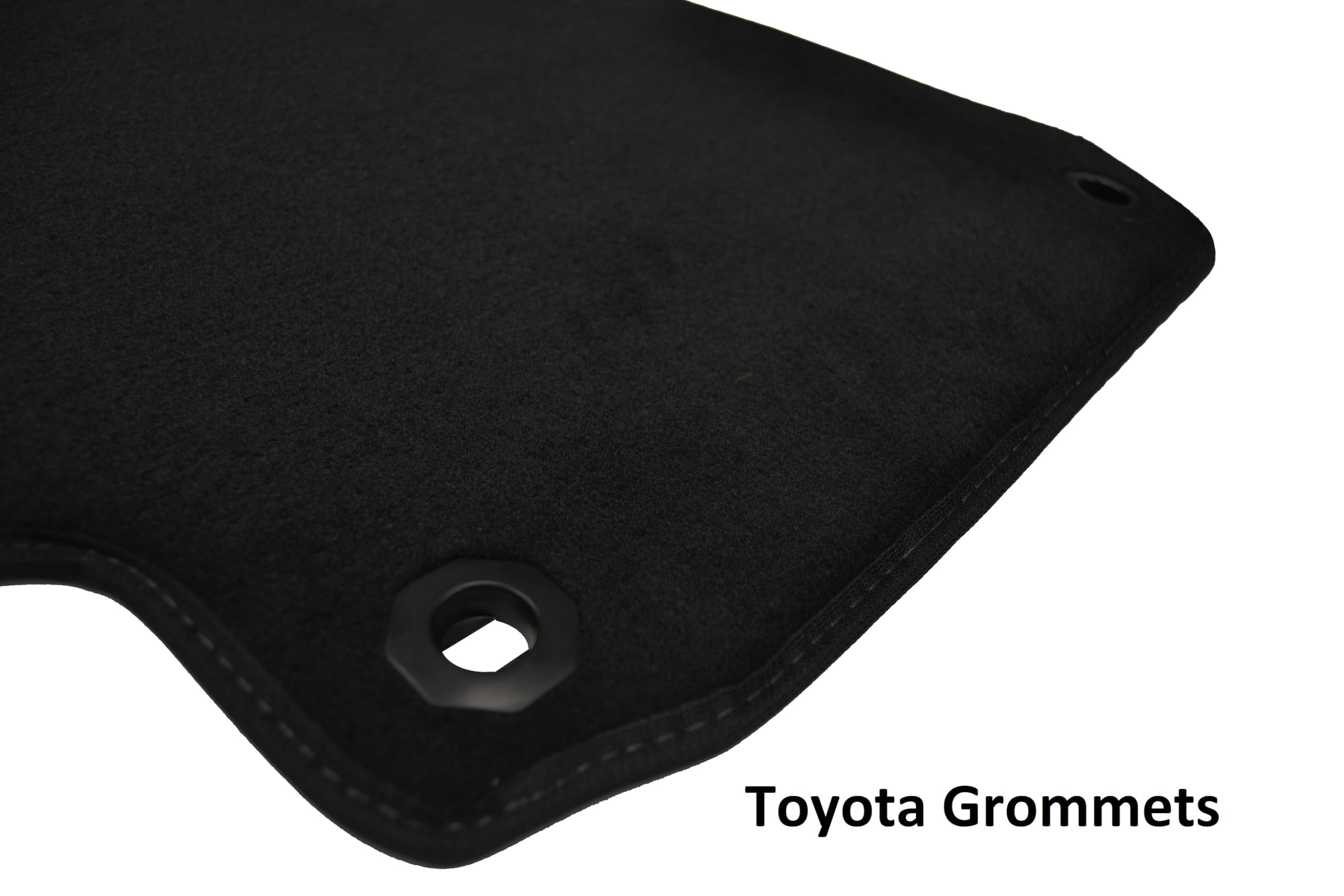 Auto Mats and Accessories 4 Piece Set Custom Carpeted Floor Mats Compatible with 2012-2017 Toyota Camry (Black) Made in the USA