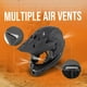 thumbnail image 4 of Bicicleta de cross Helmet Oumurs para adultos con gafas, guantes y máscara, 4 of 9