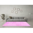 thumbnail image 3 of Ahgly Company Indoor Rectangle Solid Pink Modern Area Rugs, 2' x 5', 3 of 4