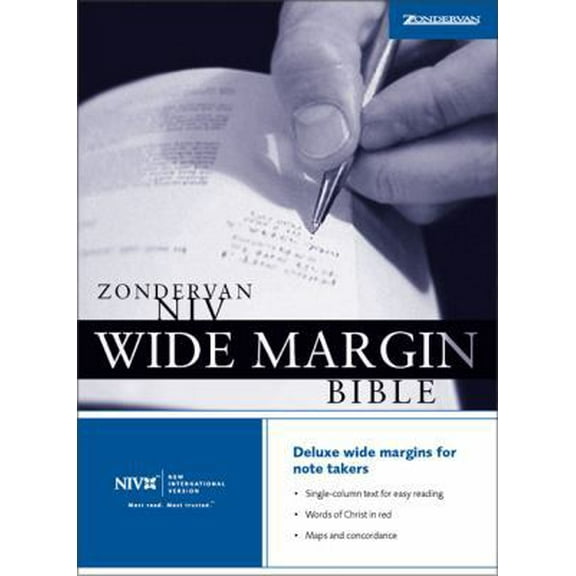 Pre-Owned Zondervan NIV Wide Margin Bible (Hardcover) 0310922143 9780310922148