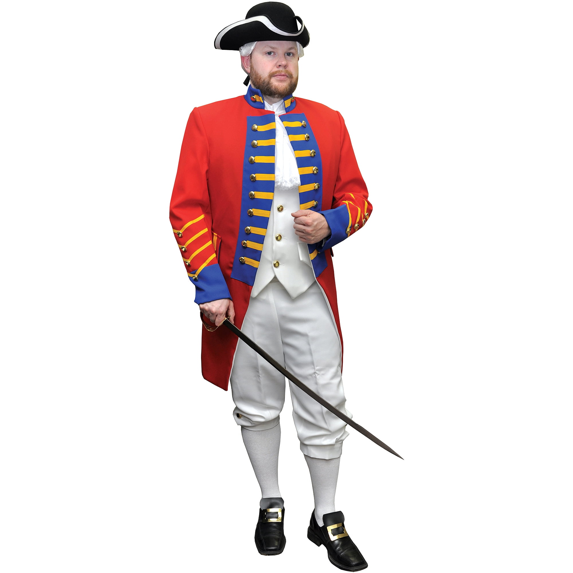 British Revolution Officer Adult Halloween Costume