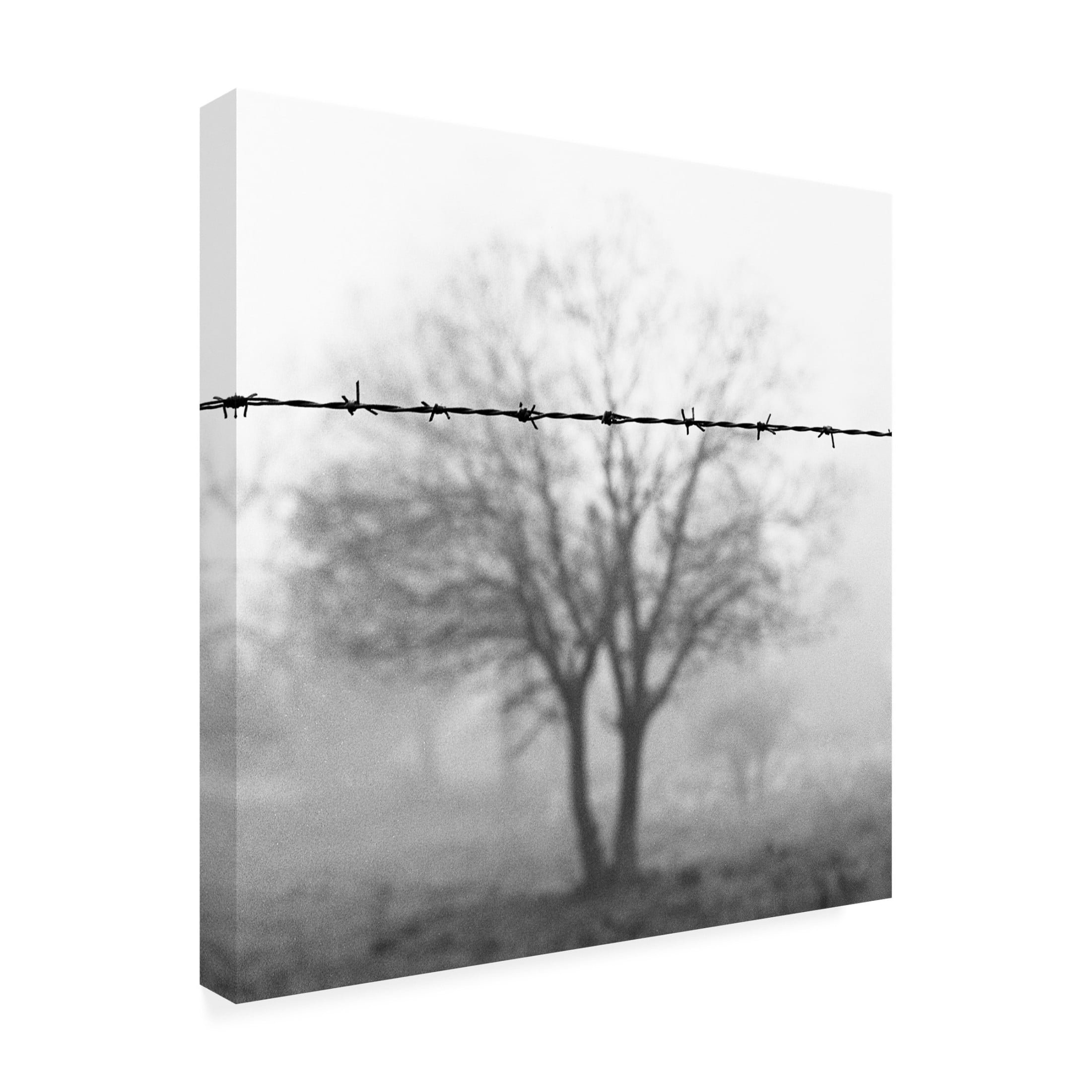 Canvas Wall Art - Wagdi Kala 'Goodbye Cruel World' Wall Art for Living Room, Bedroom, or Office D?cor by Trademark Fine Art - 35 x 35 Inches