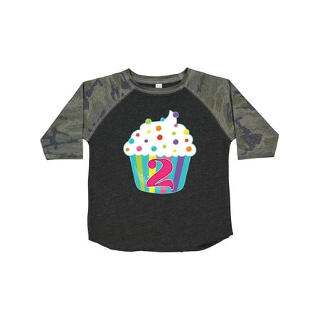 

Inktastic 2nd Birthday Cupcake Gift Toddler Boy or Toddler Girl T-Shirt