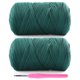 thumbnail image 1 of Paquete de 2 hilos para camisetas Lpalats, 800 g/240 m, ganchillo con aguja de ganchillo, 1 of 6