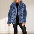 thumbnail image 6 of Faux Furs Jackets for Women Winter Warm Fuzzy Fleece Cropped Jackets Outerwear Trendy Soft Short Coats Jackets Gifts, 6 of 9