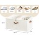 thumbnail image 3 of Organizador de Zapatos para Armario Capacidad para 24 Pares Contenedores de Almacenamiento con Separadores Ajustables y Cubierta Transparente Beige, 3 of 7