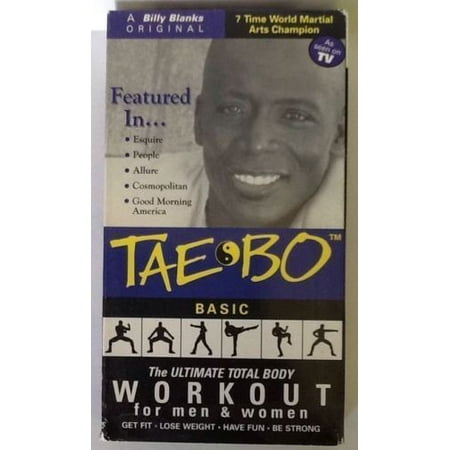 Tae Bo Basic Workout VHS Billy Blanks Ultimate Total Body
