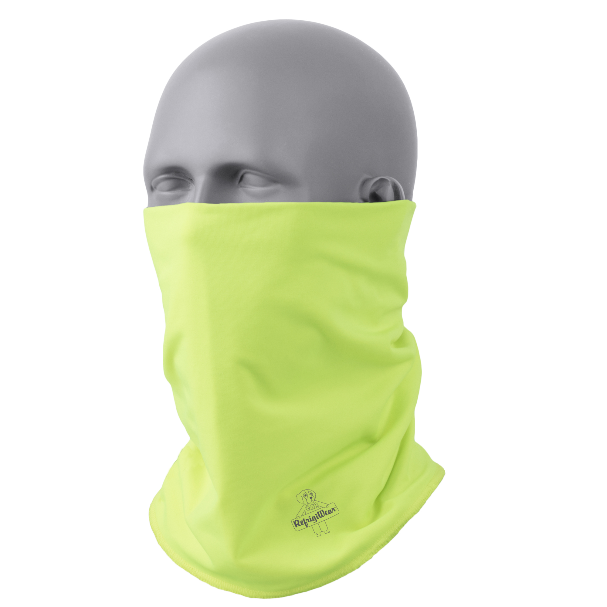 RefrigiWear FlexWear Lightweight Stretch Fabric Long Neck Gaiter Face Mask