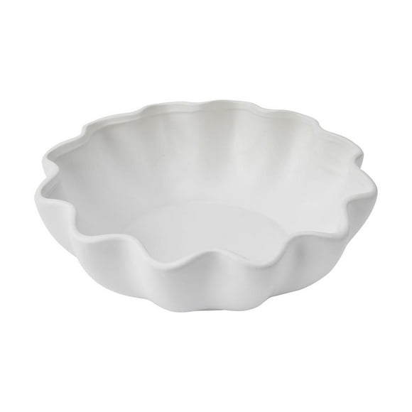 Anko White Wavy Edge Bowl