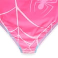thumbnail image 5 of Marvel Spider-Man UPF 50+ One Piece Swimsuit Long Sleeve Rash Guard Bathing Suit (Girls), Sizes 4-7, 5 of 8