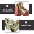 thumbnail image 3 of OULII 2Pcs Durable Battery Terminal Clamp Connector Alloy Golden for Automotive Maintenance, 3 of 8