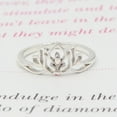 thumbnail image 3 of Earth Gems Jewelry Sterling Silver Ring Lotus Design Ring Silver Rings Lotus Flower Ring for Women, 3 of 8