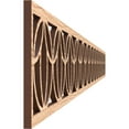 thumbnail image 3 of Ekena Millwork 46 3/8"W x 4"H x 1/4"T Shoshoni Fretwork Moulding, Red Oak, 3 of 13