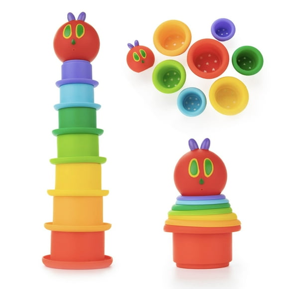 Juego de vasos apilables Kids Preferred The Very Hungry Caterpillar