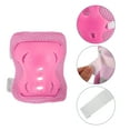 thumbnail image 6 of Motoforti 6pcs Pink Wrist Support Guard Elbow Knee Pads Protective Gear for Bike Cycling Riding, 6 of 7