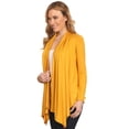 thumbnail image 3 of Women's Casual Long Sleeve Drape Front Open Jacket Cardigan, 3 of 7