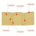 thumbnail image 4 of PENGX Mini Solid Color Short Clutch Wallet  Genuine Leather Women‘s Coin Purse  Fashion Credit Card Holder, 4 of 7