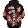 thumbnail image 2 of Cosplay Life Jujutsu Kaisen Pullover Hoodies Anime Manga Character Merch Sweatshirt For Unisex Adult (1, L), 2 of 3