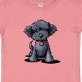 thumbnail image 4 of Inktastic Black Doodle Puppy Boys or Girls Baby T-Shirt, 4 of 5