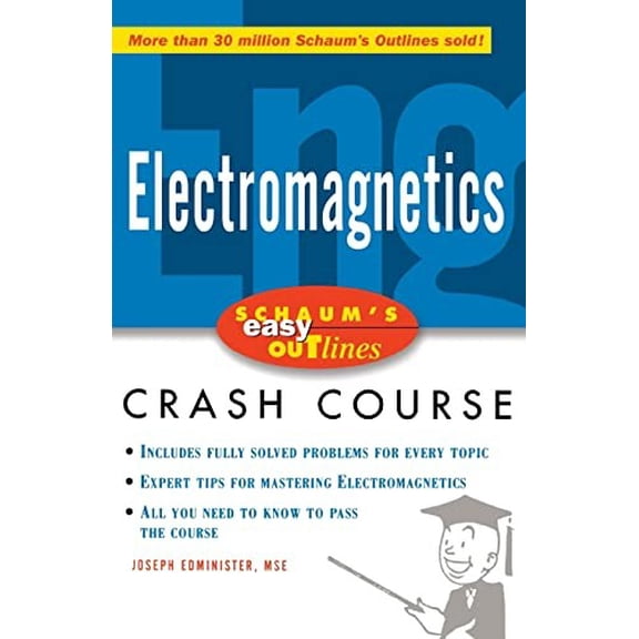 Pre-Owned Schaum's Easy Outline of Electromagnetics (SCHAUMS' ENGINEERING) Paperback
