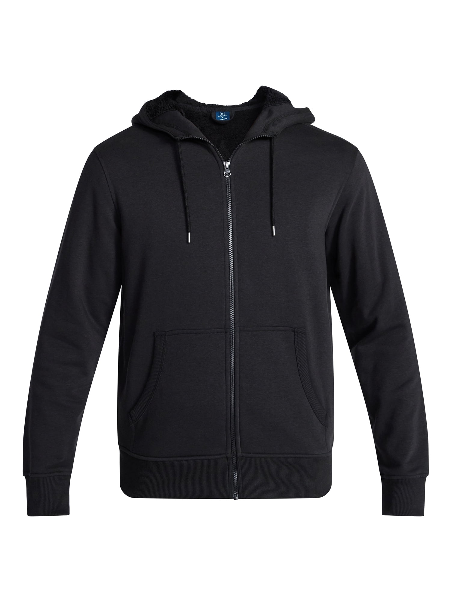 George Men's and Big Men's High Pile Fleece Hoodie, Sizes S-3XL