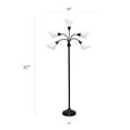 thumbnail image 4 of Simple Designs Lampadaire à col de cygne réglable à 5 lumières, 4 of 9