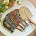 thumbnail image 3 of Seaweed Weaving Fan Nordic Hand Woven Africans Elements Fans Portable Sturdy Handheld Straw Fan For Party Wall Decoration, 3 of 11