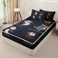 thumbnail image 2 of jejeloiu Kawaii Puffin Zipper Full Size Comforter Sets with Fitted Sheet and 2 Pillowcases Kids,Wild Seagull Bird Zipper Bedding Set For Boys,Reversible,4 Pieces, 2 of 7