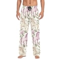 thumbnail image 2 of Purple Unicorn Figure Mens Cotton Pajama Pant Sleep and Lounge Bottons with Pockets, 2 of 7