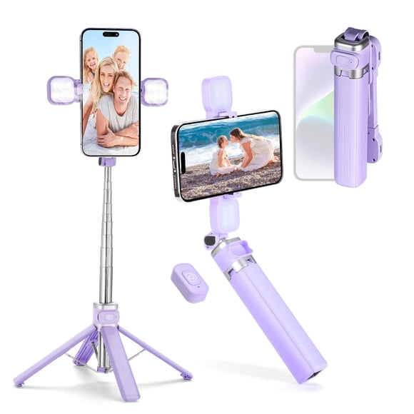 Soporte con trípode y bastón para selfies MQOUNY 38 para iPhone y Android