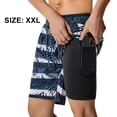 thumbnail image 2 of Maillot de Bain Homme avec Doublure de Compression Séchage Rapide Shorts de Bain avec Doublure Boxeur, 2 of 6