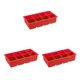 thumbnail image 1 of Monstrate 8 rejillas grandes de silicona de grado alimenticio fabricante de cubitos de hielo Jumbo cubo de hielo grande bandeja cuadrada DIY molde Type1 NO1 Monstrate CBP155357, 1 of 6
