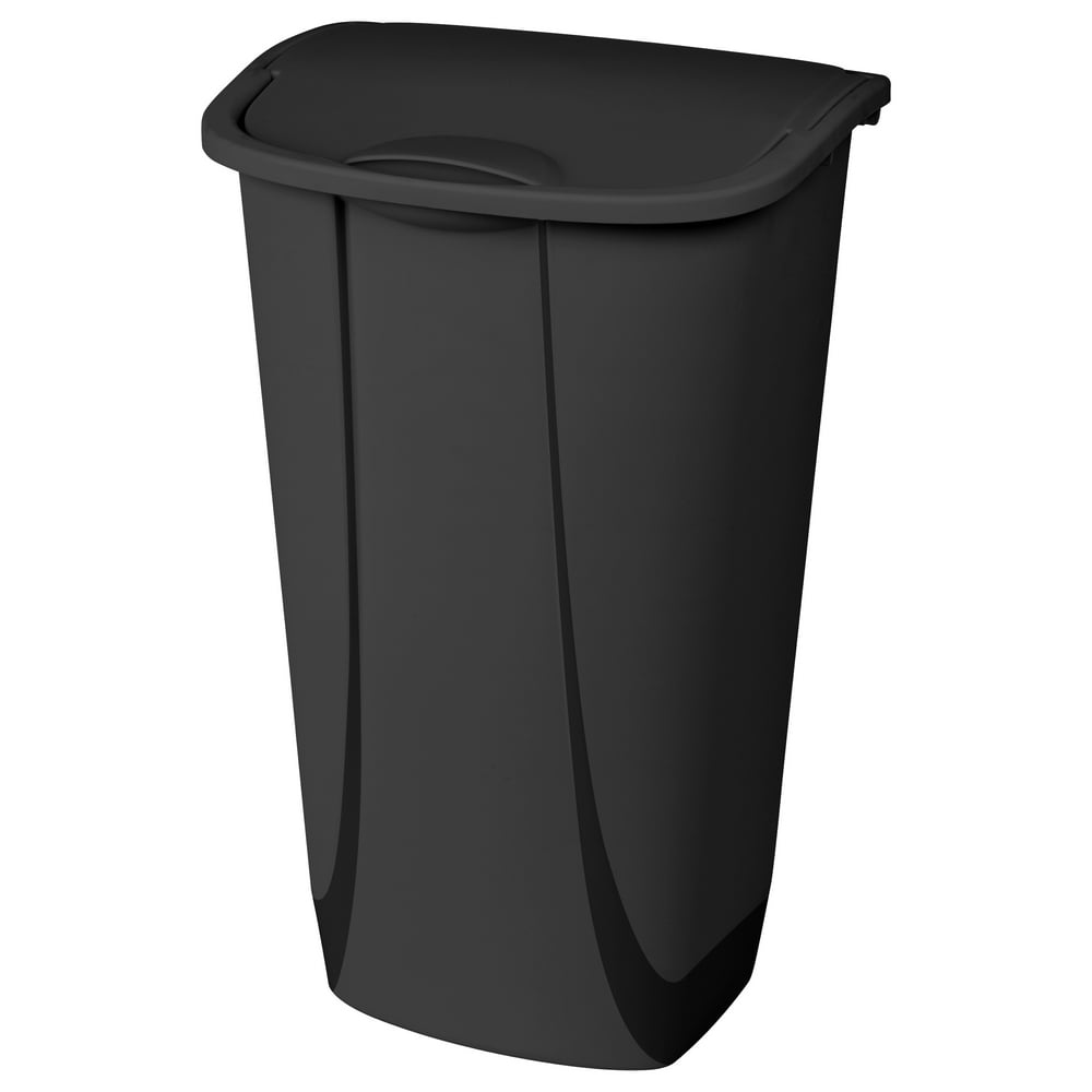 Mainstays 11 Gallon Swingtop Wastebasket, Black