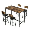 5 Piece Dining Set, Modern Dining Table and Chairs Set for 4, Kitchen