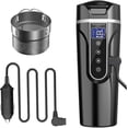 thumbnail image 1 of Car Kettle, 12V/24V Car Electric Kettle Heated Water Cup for Car/Truck/Travel, Portable Car Electric Kettle with LCD Display Made of 304 Stainless Ste, 1 of 5
