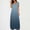 Blue, variant on Women's Casual Short Sleeve Maxi Dress, Loose Fit Ombre Gradient Long T-Shirt Dress with Pockets, Women's Blue, Sizes S-5XL
