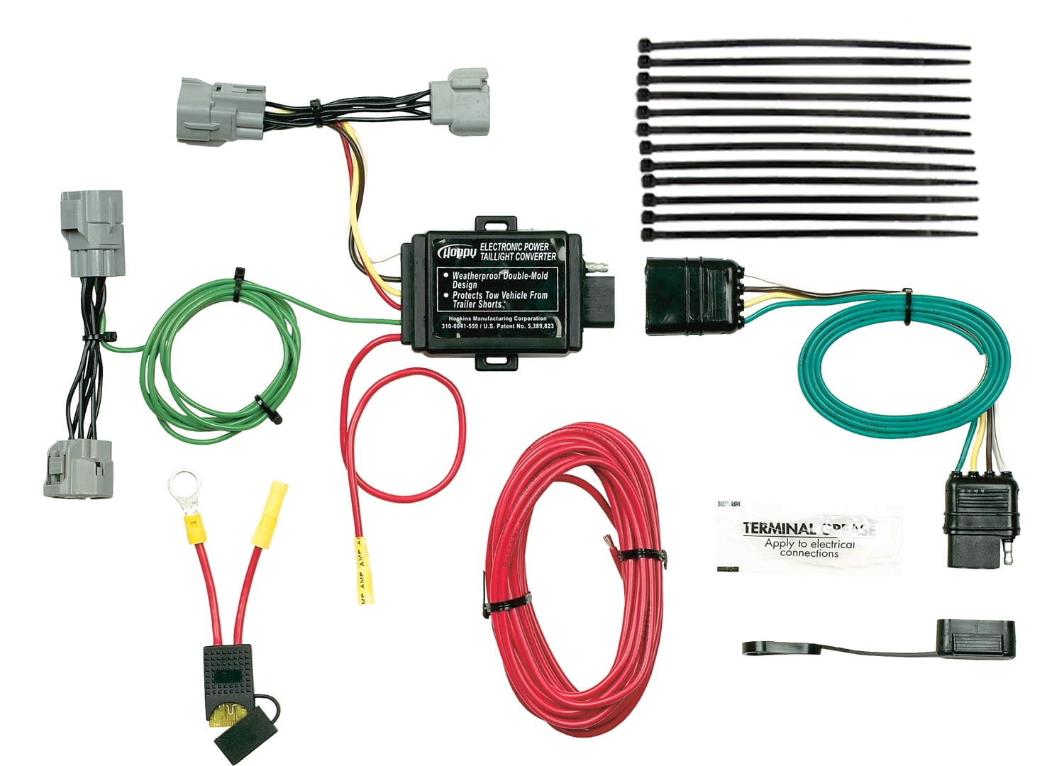 Hopkins 42515 Plug-In Simple; Vehicle To Trailer Wiring Connector; Incl