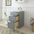 thumbnail image 3 of Vanity Art 15" W Birch Plywood Freestanding Single Base 3 Drawers Storage Cabinet, 3 of 9