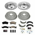 thumbnail image 3 of PowerStop Front and Rear Z23 Evolution Sport Brake Pad Rotor Drum and Shoe Kit Fits: CHEVROLET PONTIAC Select Models K15440DK, 3 of 10