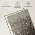 thumbnail image 6 of Elephant Stock Silver Shimmer Wall Art - Vertical Canvas Wall Art - Living Room Wall Decor - Abstract Canvas - Silver And Brown Decor By Amber Lamoreaux - 32" x 48", 6 of 8