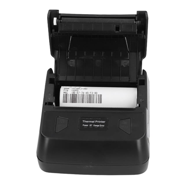 Portable Printing Machine, 50-80mm/s High Speed Thermal Printer for Supermarket for Receipt Order Barcode