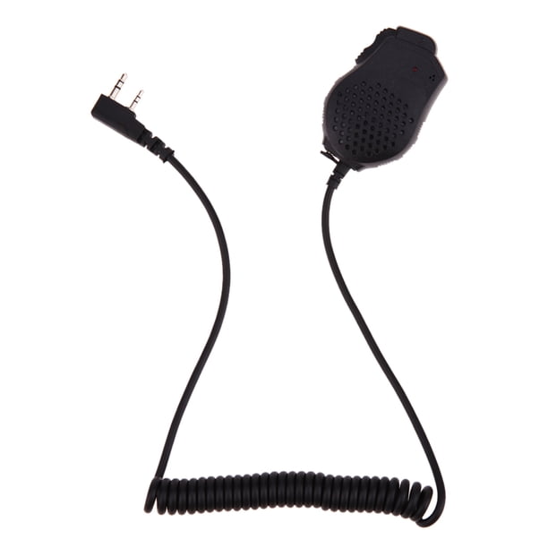 Micrófono de altavoz FLhrweasw cabeza de mike PTT dual para Baofeng UV-82 UV-82L GT-5 El nuevo