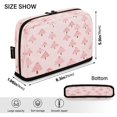 thumbnail image 3 of Stand Pencil Pouch High Capacity Pencil Case Organizer Pouch Durable Pencil Box for Office, Pinkxmastree Printed, 3 of 8
