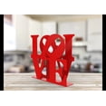 thumbnail image 2 of Servilletero de Acero ACMA LOVE Rojo (2 Pack), 2 of 2