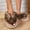 Khaki, variant on Womens Flip Flop Slippers Winter Trendy Funny Soft Comfy Open Toe Fluffy Faux Fur Thong Slipper Bedroom Indoor Slides for Daily 2026 Purple 9-9.5