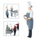 thumbnail image 2 of Figurillas cocinero Zulema Kits de construcción Diorama tren ferrocarril Chef Grey, 2 of 8