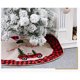 thumbnail image 5 of Wosthever de árbol de Navidad de 120cm de diámetro, delantal inferior de fiesta, alfombra redonda roja y bordada, decoración del hogar, cocina, Kits de decoración para fiestas Wosthever HA068027-00, 5 of 6